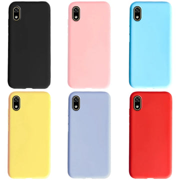 Saashi Matte Soft Silicone Phone Case with Candy Colors.