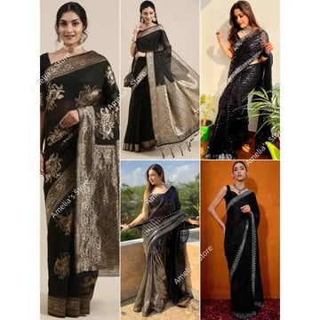 Saashi Pakistani/Indian Saree Dress for Women Ethnic Party Wedding Reception Traditional Wear