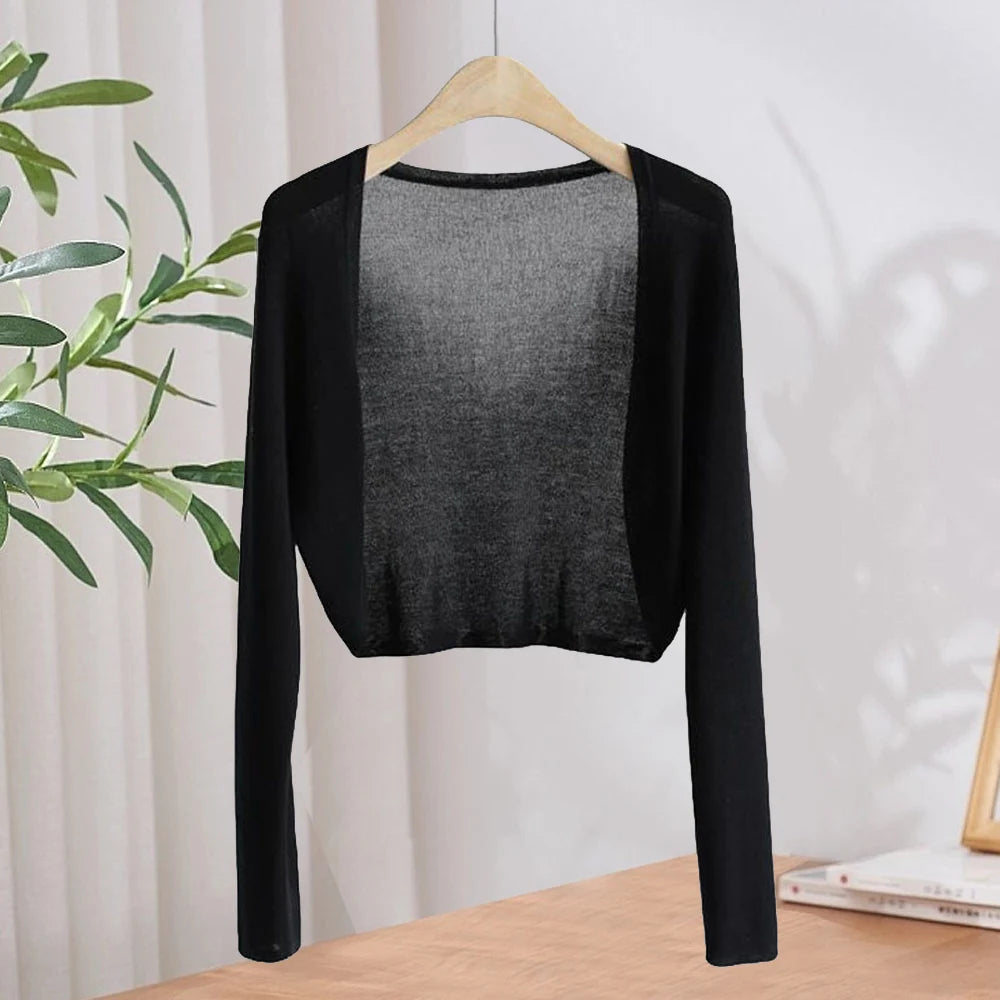 SAASHI Summer Sunscreen Cardigan For Women Thin Knitted Knitwears