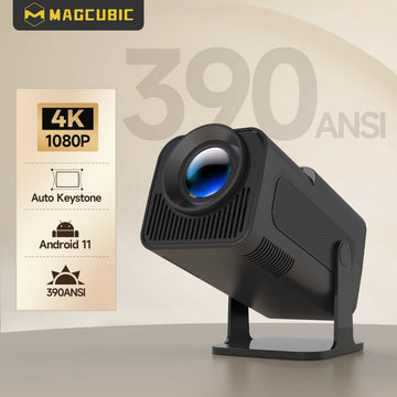Saashi Magcubic Android 11 4K HD Projector WiFi 6 Allwinner H713 BT5.0 Outdoor Portable Projector
