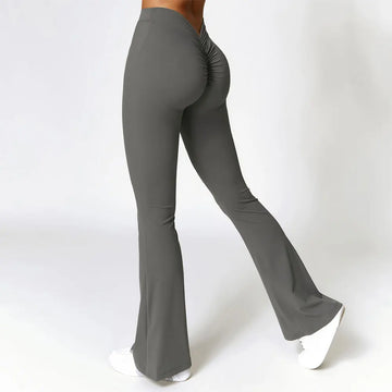 SAASHI Flare Pants Sport Seamless Leggings High Waist Workout Yoga