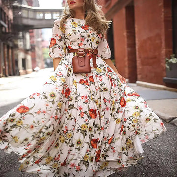 Saashi Slim-fitting Floral Dress