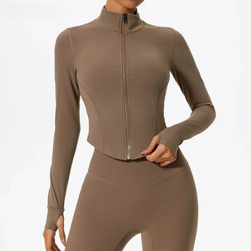 Saashi Women's Ultra-Soft Sportswear Jacket - Quick-Dry & Long Sleeve