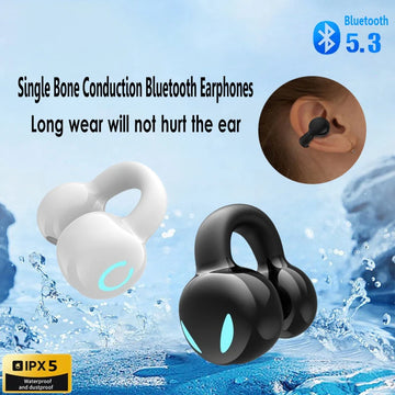Saashi Single Ear Bone Conduction Earphone for Sports, Gaming & HD Calls.