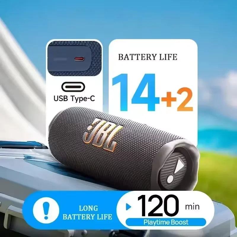 Saashi Mini Portable Bluetooth Speaker IP68 Waterproof with Powerful Bass.