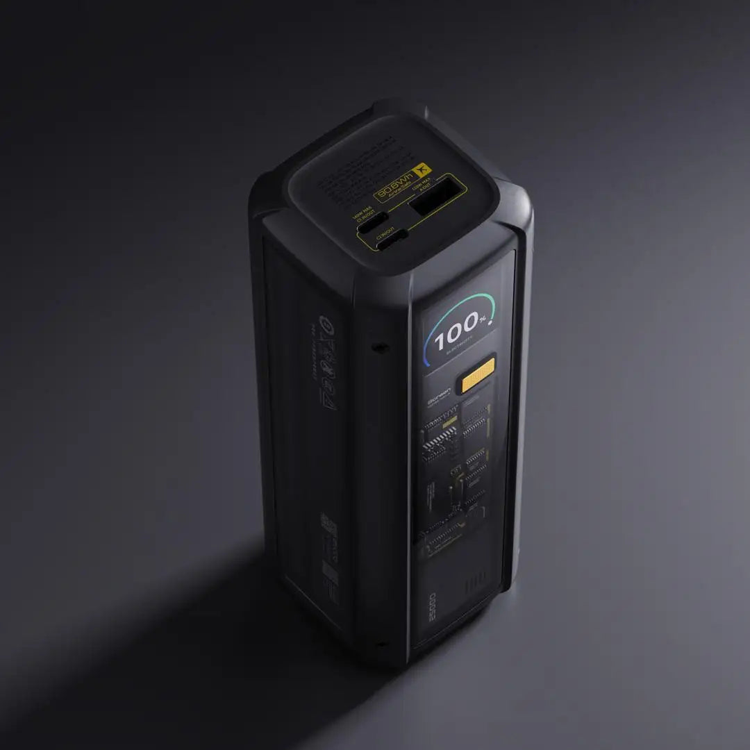 Saashi 25000mAh Power Bank with 212W PD3.1 & 3-Port Fast Charging.