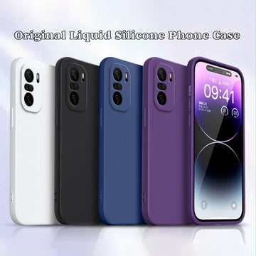 Saashi High Quality Liquid Silicone Soft Phone Case & Protective Cover.