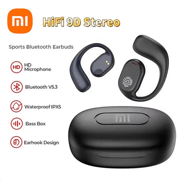 Saashi Waterproof Bone Conduction Earbuds with HiFi & Noise Reduction.