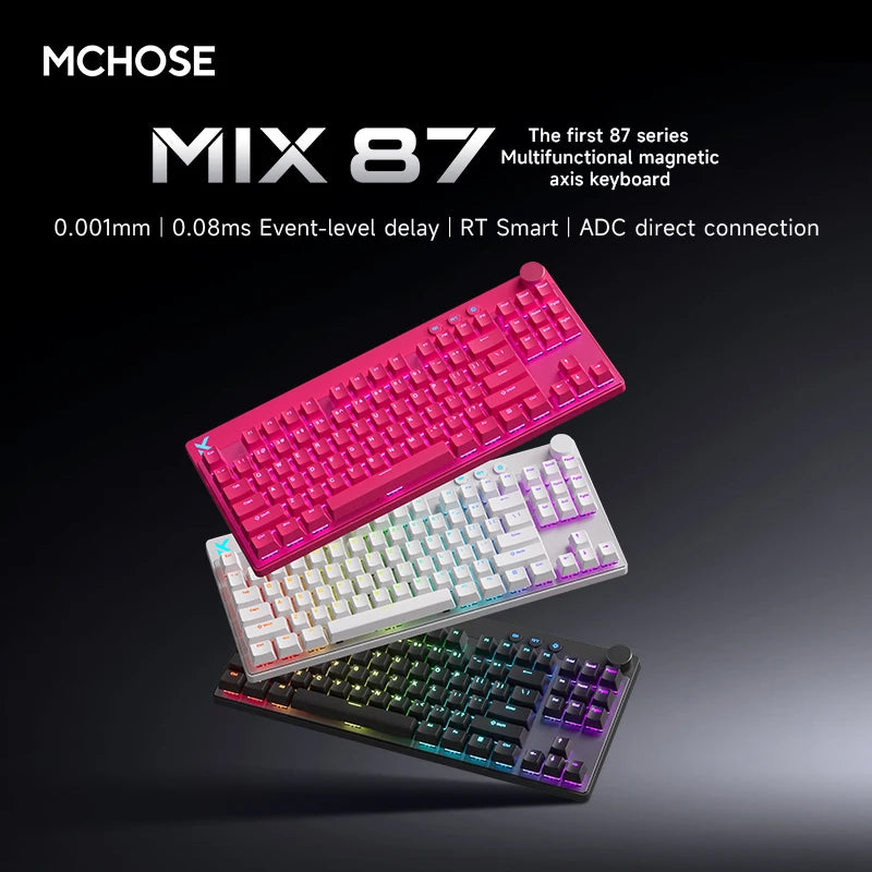 Saashi Magnetic Switch Gaming Keyboard for Esports with Low Latency and Gamer Accessories.