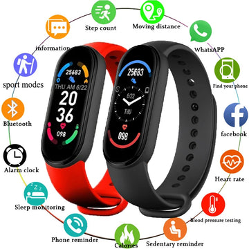 Saashi Waterproof Smartwatch & Fitness Tracker with Heart Rate & Blood Pressure.