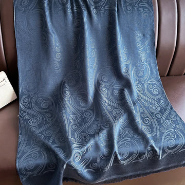 Saashi Luxury Paisley Pashmina Hijab Scarf for Muslim Women Soft Cashmere Shawl Turban Wrap