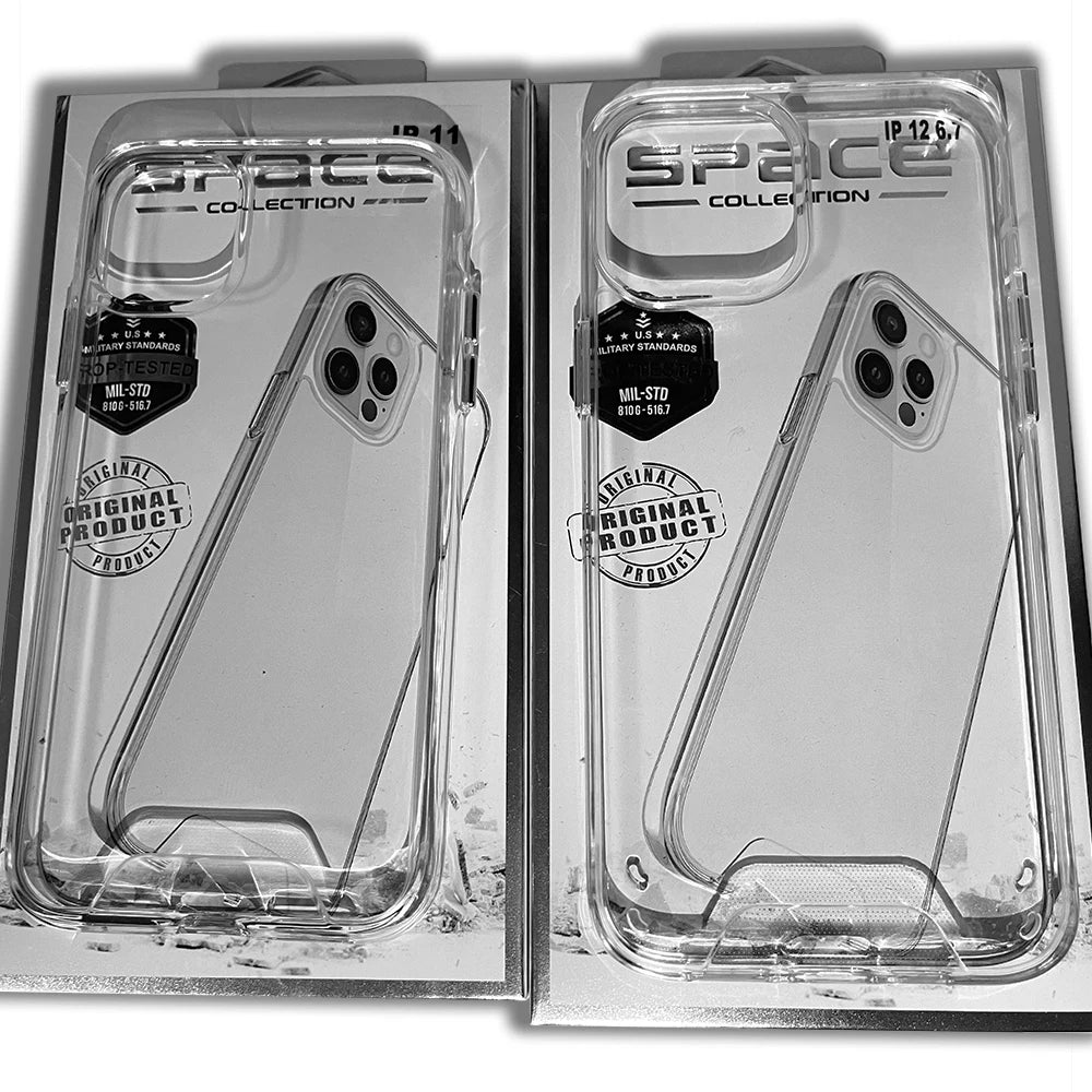 Saashi Luxury Clear Magnetic Case with Full Protection for iPhone.