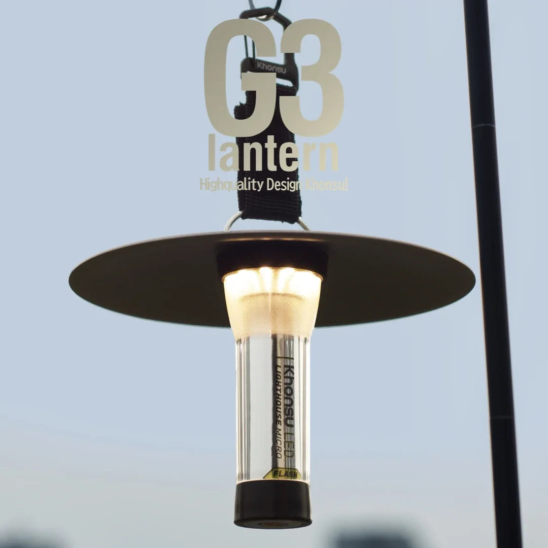 Saashi G3 Lighthouse Micro Flash – 3000mAh Rechargeable Camping Lantern