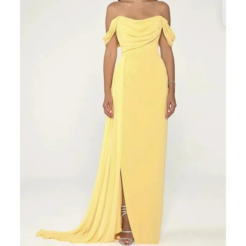 Saashi Elegant Long Party Dress – Customized Prom, Wedding, and Gala Ball Gown for Women