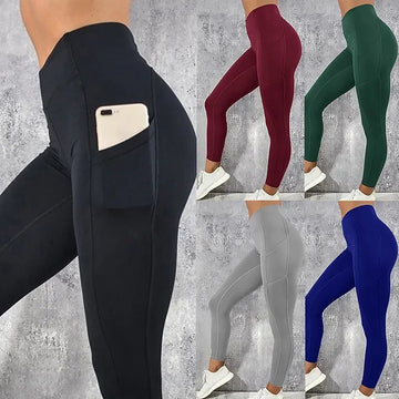 SAASHI Sportswear Woman Gym Leggings Pocketed Yoga Pants Fitness Running