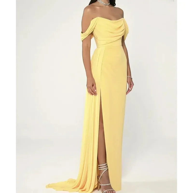 Saashi Elegant Long Party Dress – Customized Prom, Wedding, and Gala Ball Gown for Women
