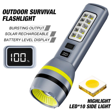 Saashi Solar-Powered Rechargeable Searchlight