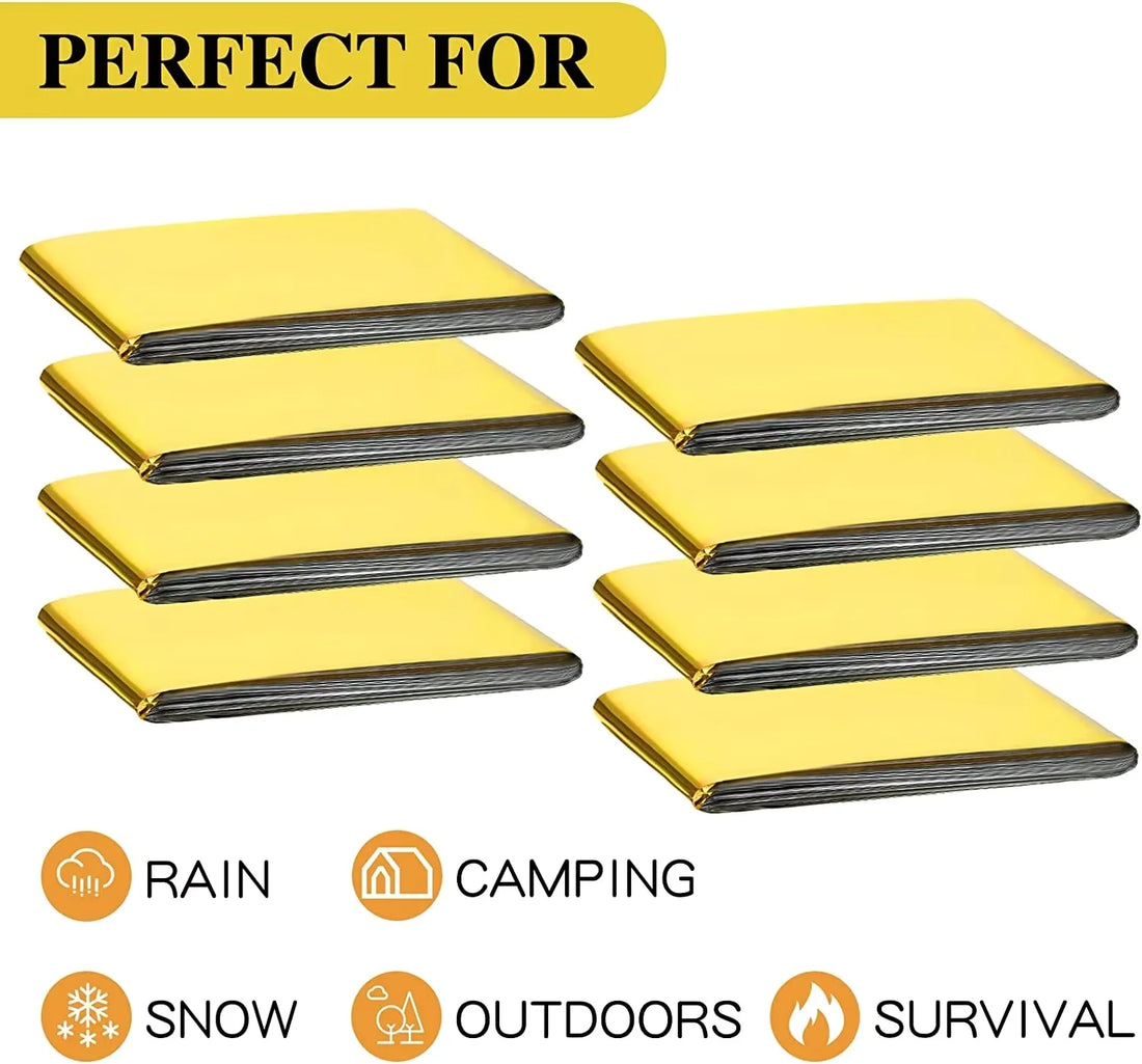 Saashi Aluminum Foil Emergency Blanket - Lightweight Hiking Gear