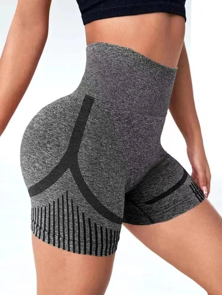 Saashi High Waist Yoga Shorts for Women – Butt Lift Workout, Gym, Fitness, and Running Wear