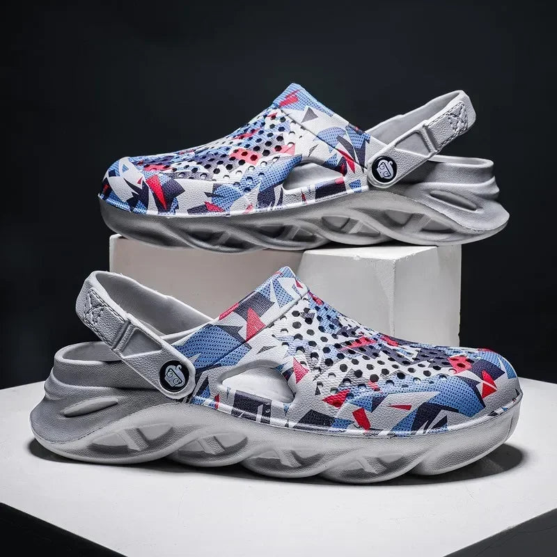 Saashi Men's EVA Garden Sandals & Outdoor Platform Slippers