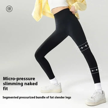Saashi Women's High-Waist Fleece Leggings with Alpaca Velvet