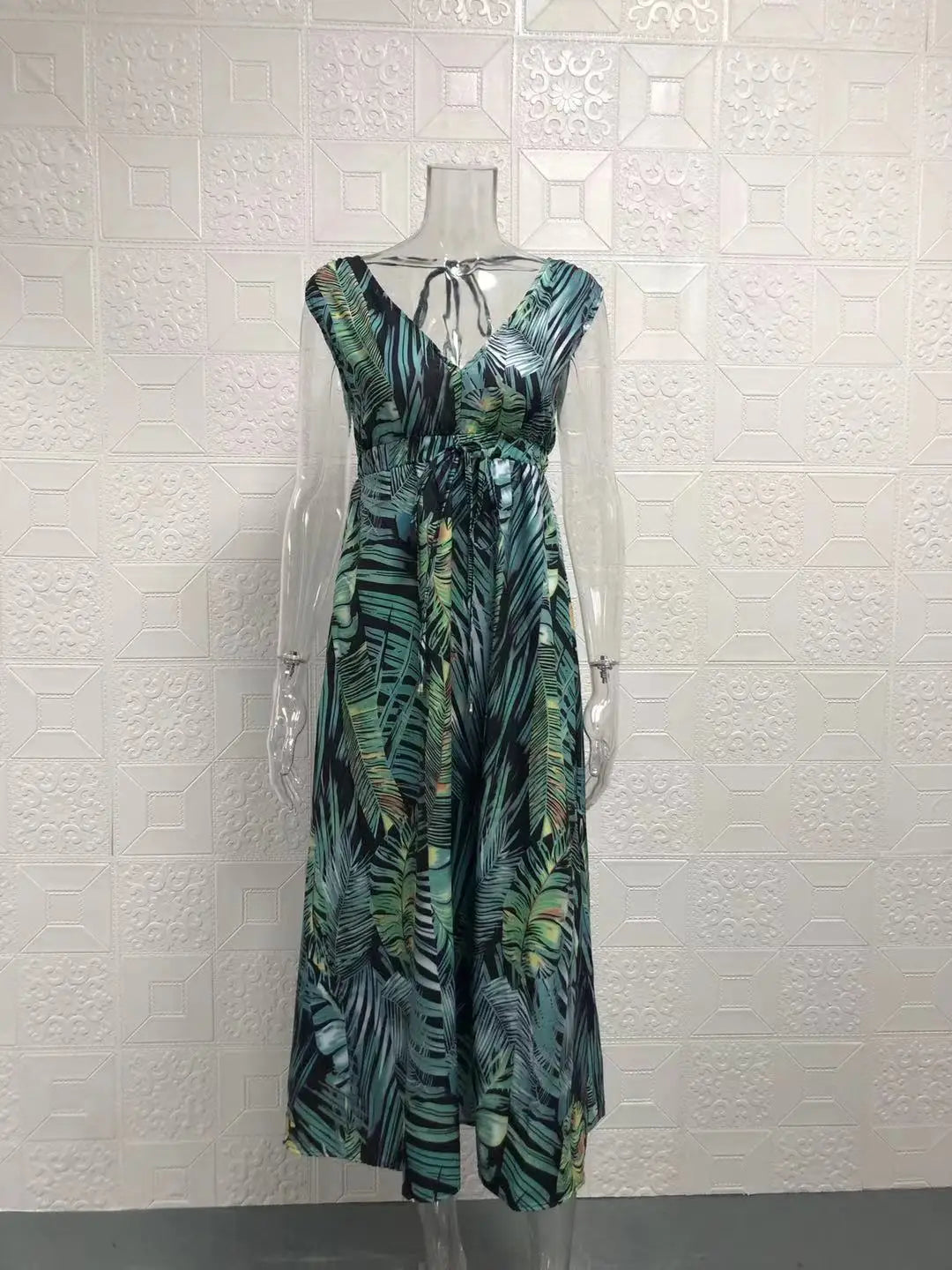 Saashi Floral Sleeveless Dress Summer Casual Skirt Style