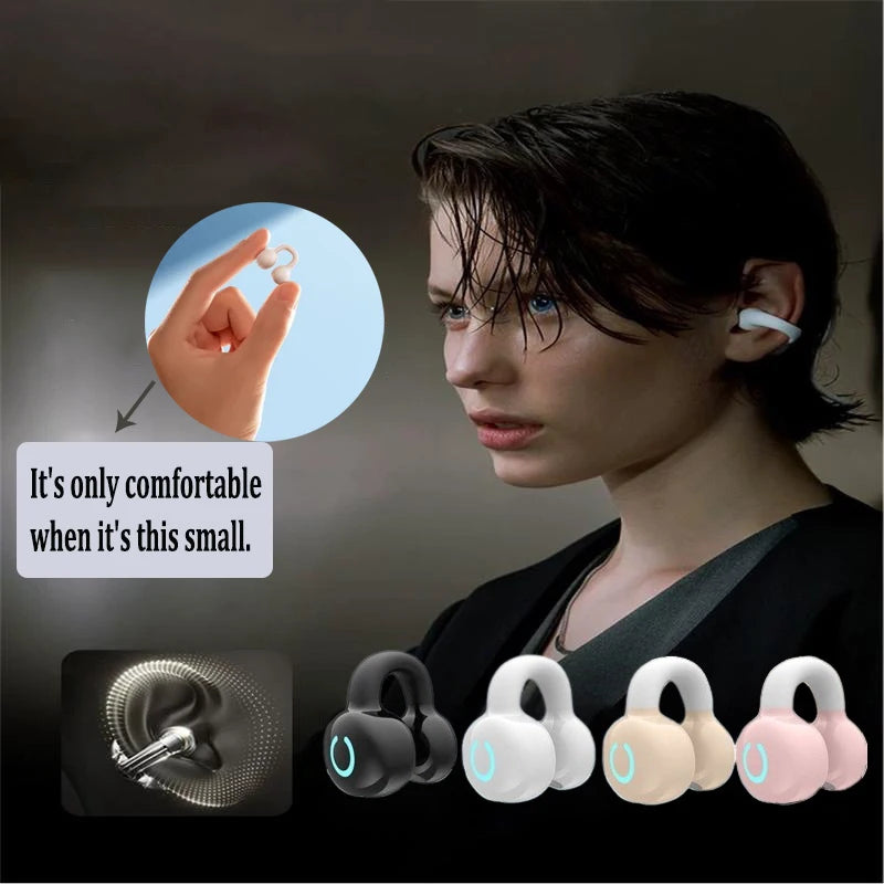 Saashi Single Ear Bone Conduction Earphone for Sports, Gaming & HD Calls.