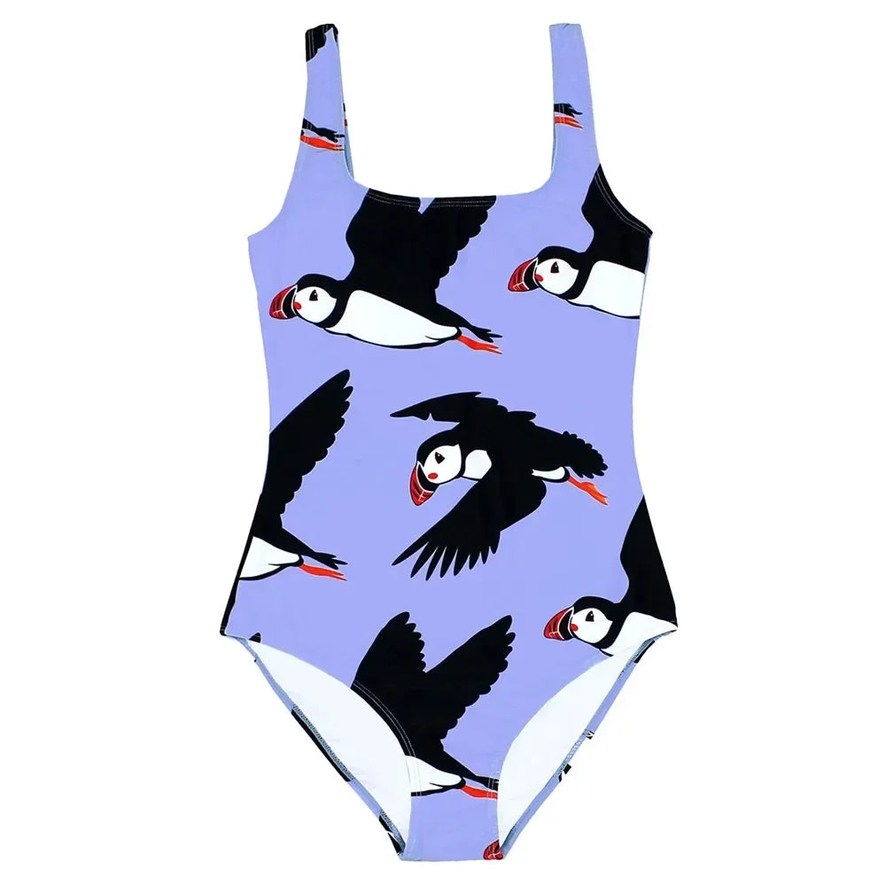 Saashi Simple Print Swimsuit for Women - Comfortable and Durable