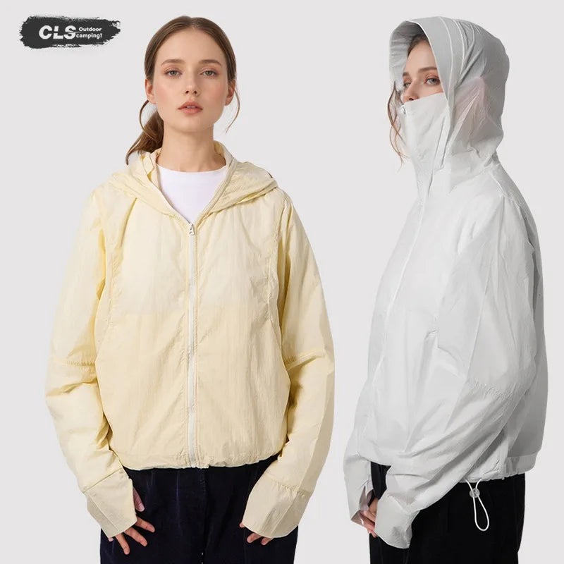 Saashi Outdoor Sun Protection Trench Coat - UV and Sunscreen