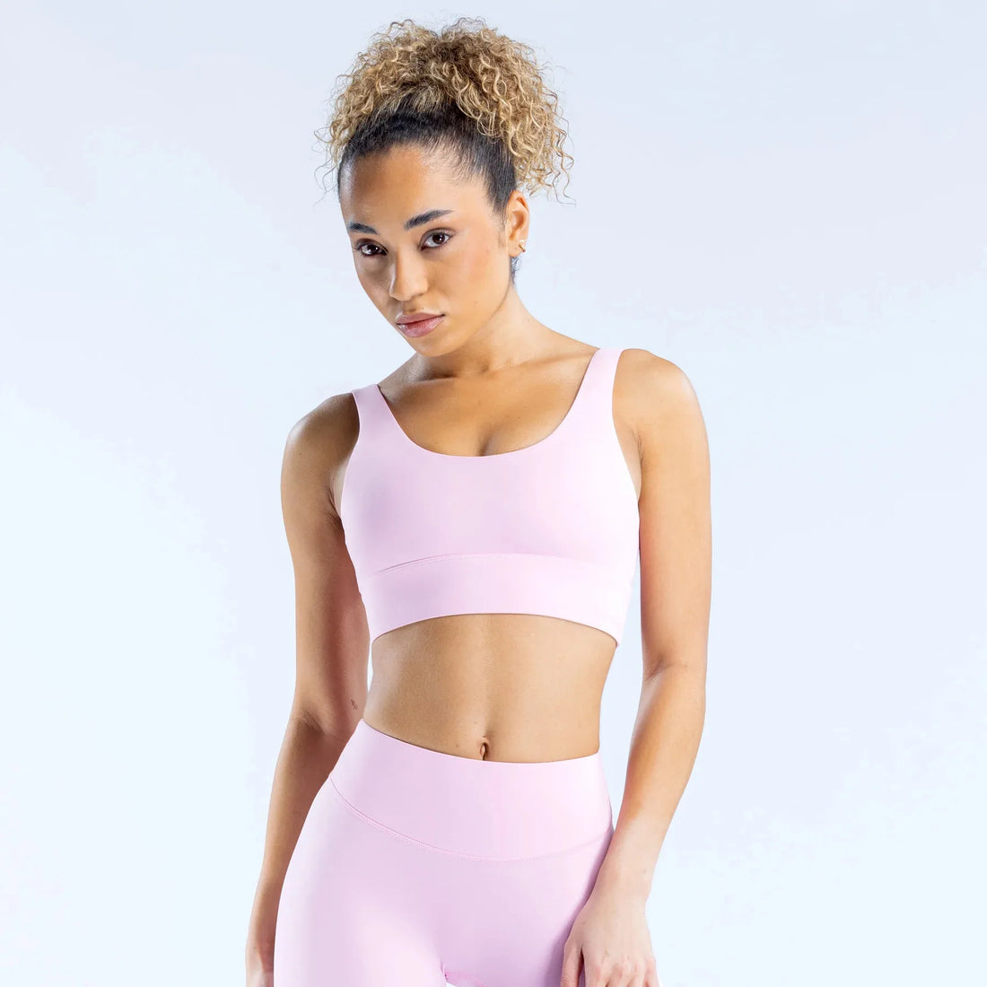 Saashi Halter Neck Push Up Sports Bra – High Support Open Back Yoga and Gym Wear for Women