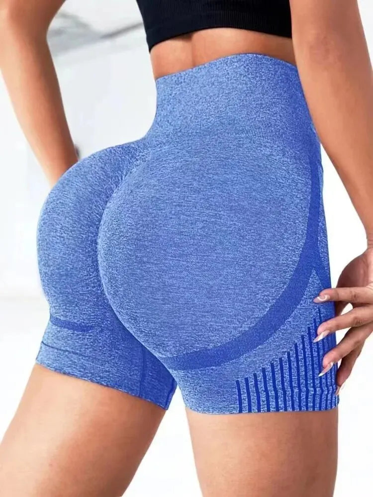Saashi High Waist Yoga Shorts for Women – Butt Lift Workout, Gym, Fitness, and Running Wear