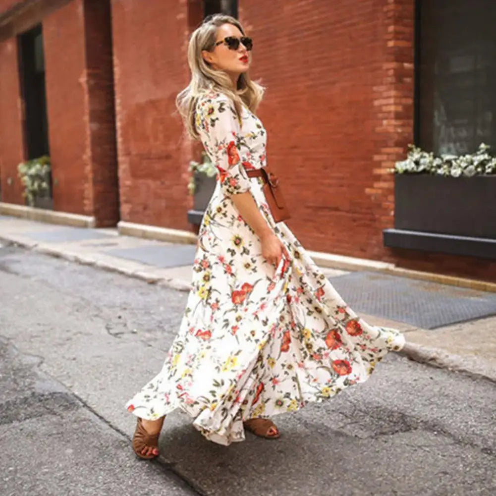 Saashi Slim-fitting Floral Dress