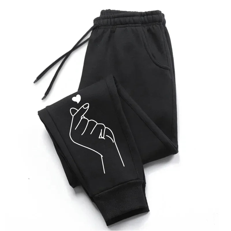 Saashi Women's Daily Jogging Pants - Elastic Band & Drawstring