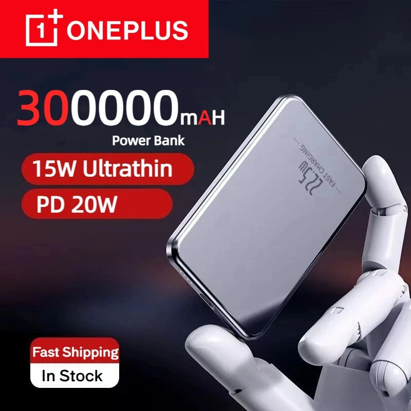 Saashi 50000mAh Power Bank with MagSafe & PD 35W Fast Charging.