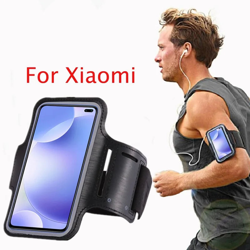 Saashi Running Sports Armband Phone Case with Holder and Storage Pouch.
