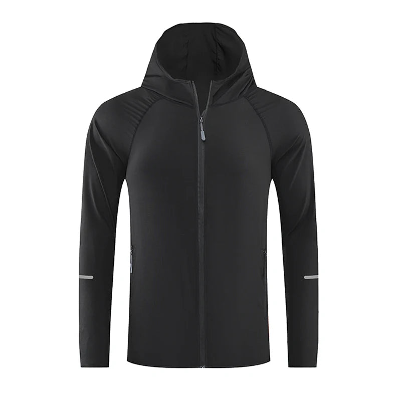 Saashi Reflective Running Jacket - Quick-Dry and Sun Protection