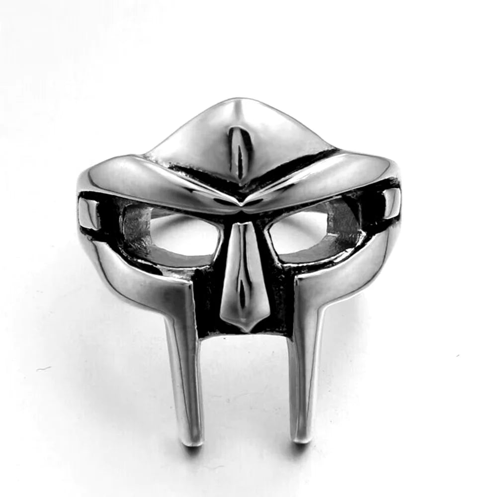Saashi Goth MF Doom Gladiator Punk Open Ring
