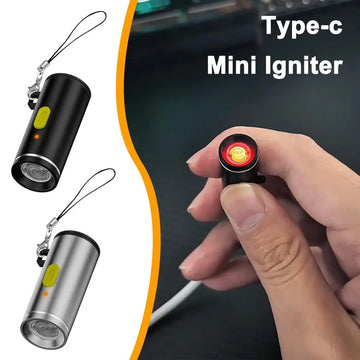 Saashi Compact Type-C Electric Lighter - Flameless Travel Mini Lighter