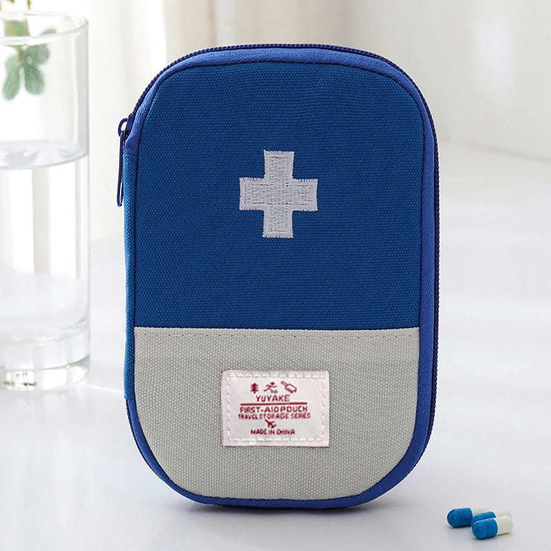 Saashi Portable First Aid Kit for Travel Home Camping Hiking Small Emergency Medicine Kit