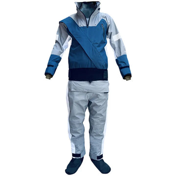 Saashi Men’s Kayak Dry Suit Waterproof Warm Clothing for Cold Water Rafting Sailing Swimming