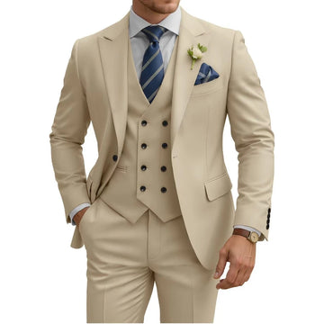 Saashi Double Breasted Tuxedo Suit