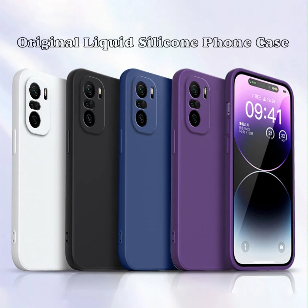 Saashi High Quality Liquid Silicone Soft Phone Case & Protective Cover.