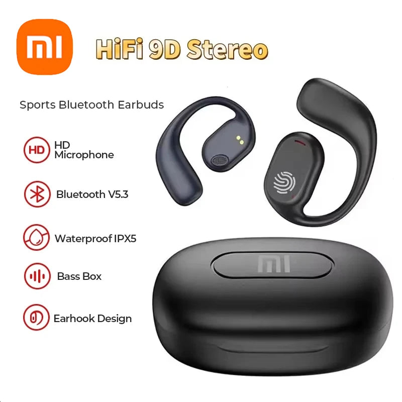 Saashi Waterproof Bone Conduction Earbuds with HiFi & Noise Reduction.
