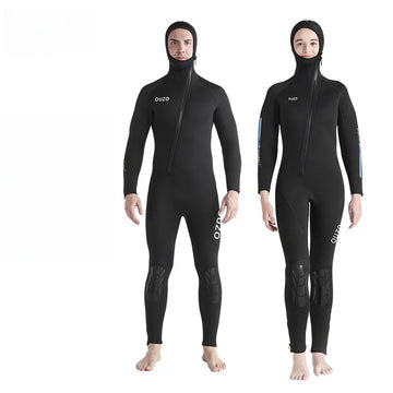 Saashi 5MM Neoprene Wetsuit Men and Women Full Scuba Diving Snorkeling Surfing Swimw