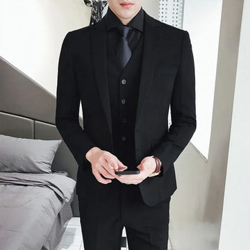 Saashi Men’s 3-Piece Formal Suit