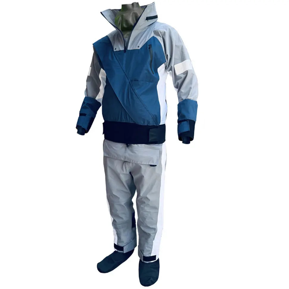 Saashi Men’s Kayak Dry Suit Waterproof Warm Clothing for Cold Water Rafting Sailing Swimming