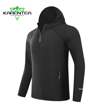Saashi Reflective Running Jacket - Quick-Dry and Sun Protection