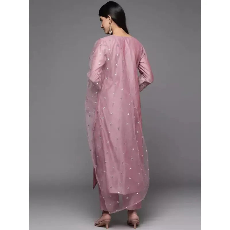 Saashi Women Salwar Kameez Kurti Pant Dupatta Set Pakistani/Indian Ethnic Daily Wear Outfit