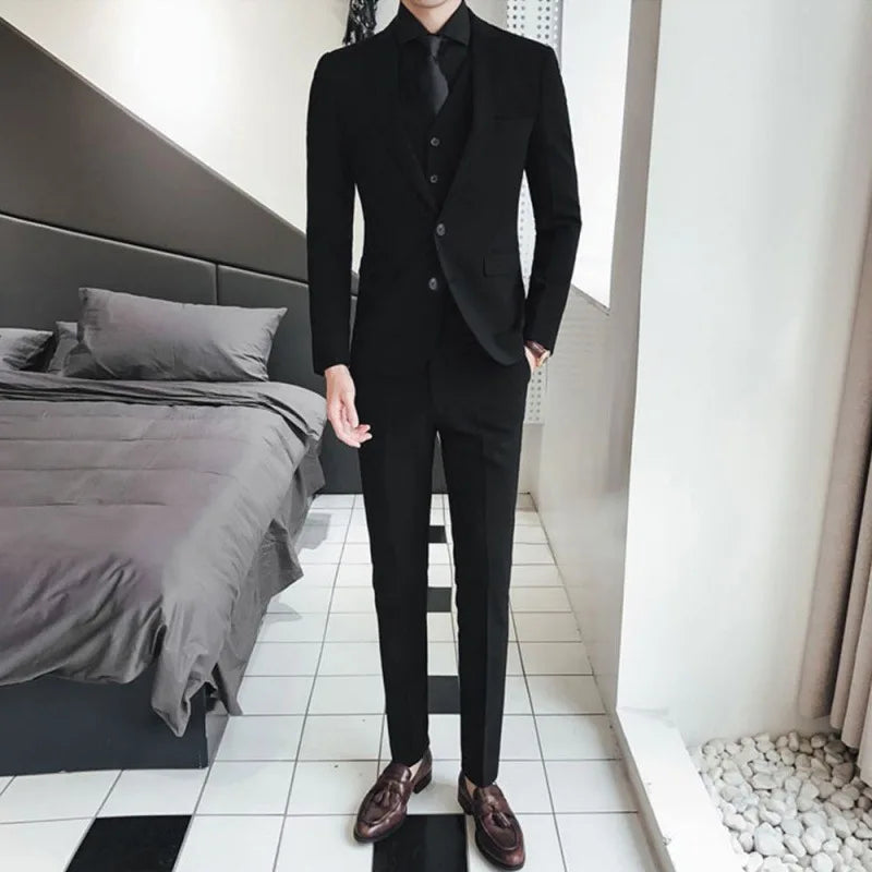 Saashi Men’s 3-Piece Formal Suit