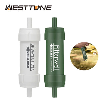 Saashi Mini Water Filter Straw - Portable Survival Purifier for Hiking
